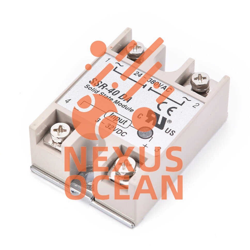 24-380V 40A 3-32V DC SSR-40 DA SOLID STATE RELAY RELAIS HALBLEITERRELAIS MODUL