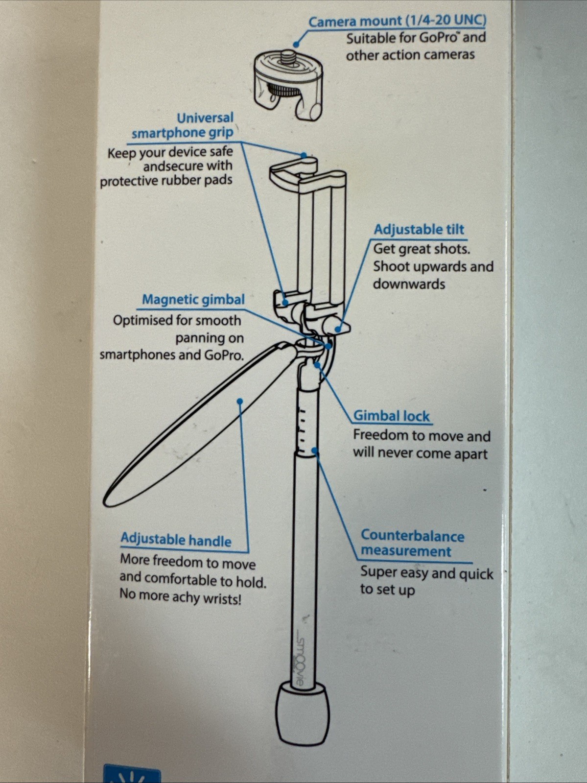 Smoovie Plus Pocket Video Stabiliser
