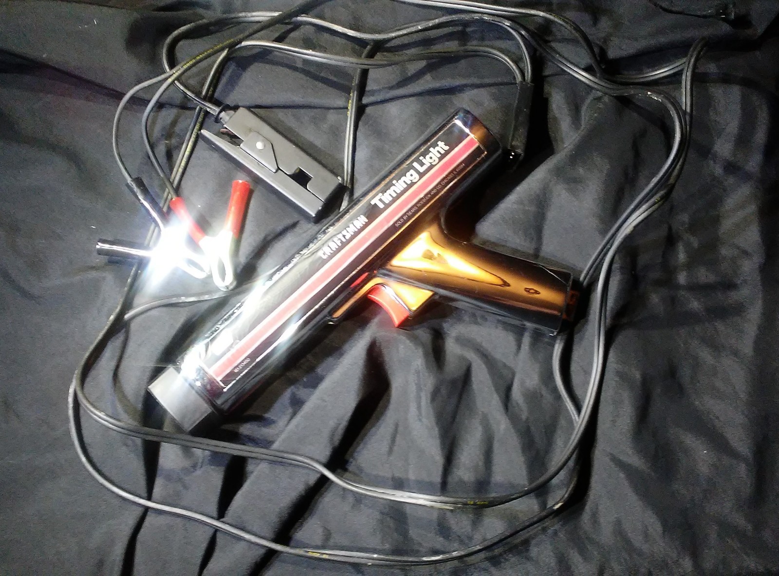 Sears Craftsman Inductive Timing Light Chrome w/ Box 282134 VINTAGE