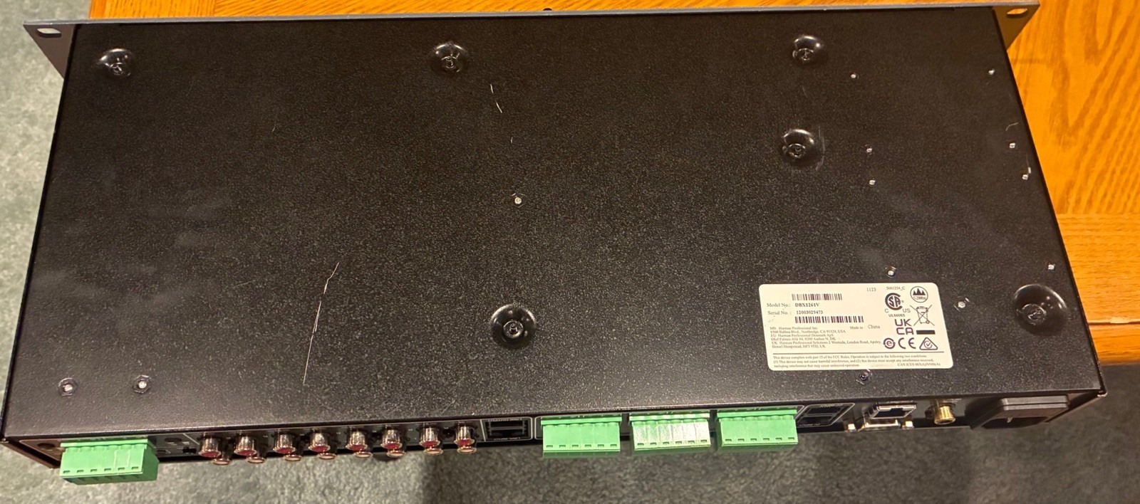 DBX HARMAN DBX ZONE PRO 1261 Digital Audio Processor
