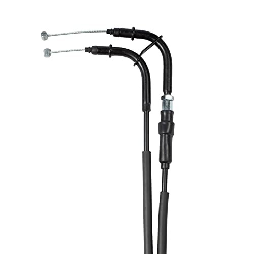 Motorcycle Throttle Cable SET A B (PULL and PUSH) Compatible with Yamaha X