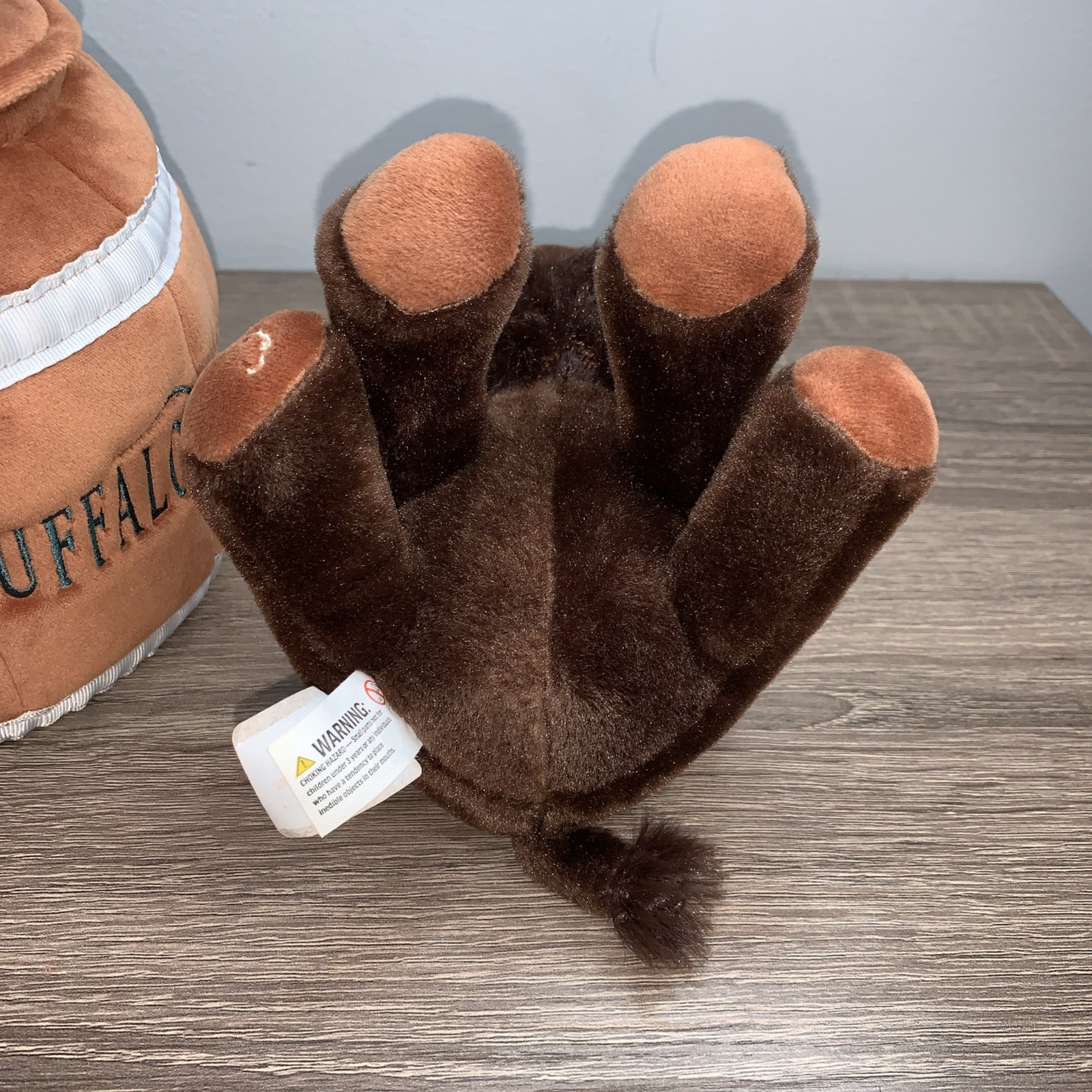Buffalo Trace Distillery Bison in Whiskey Barrel Plush Rare New