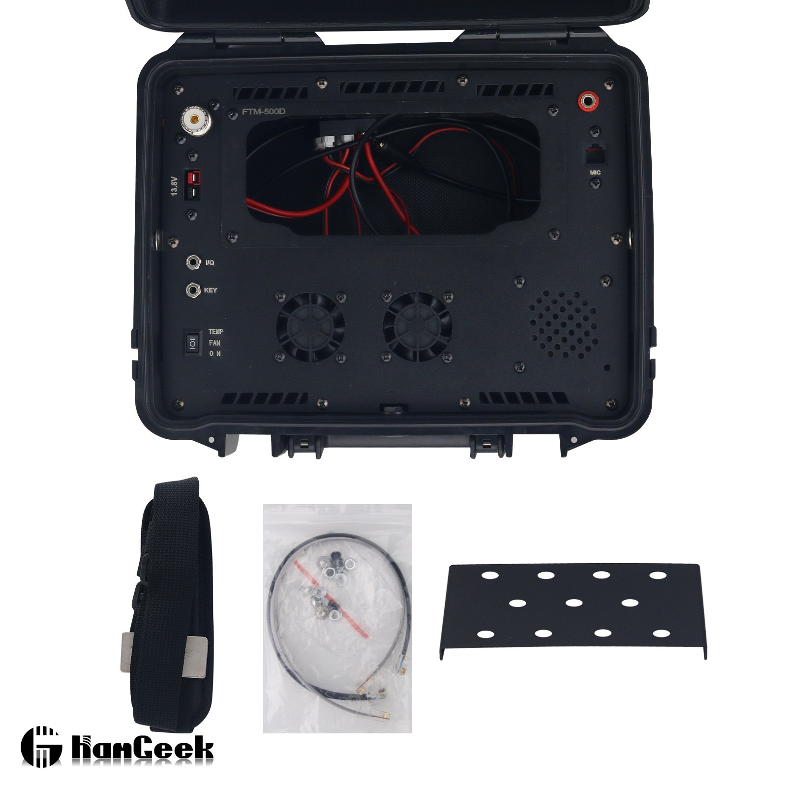 Emergency Radio Communication Box Metal for YAESU FTM500D/FTM510D Radio Station