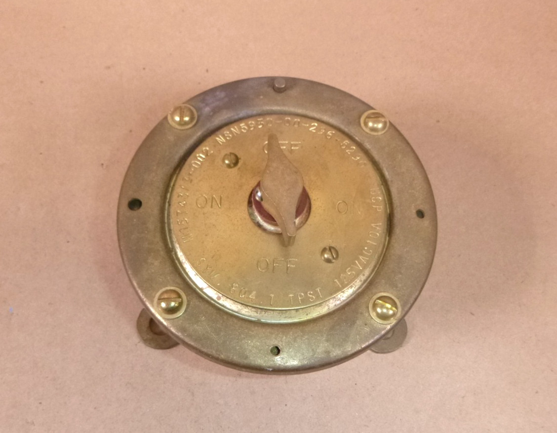 USGI Navy Rotary Switch in Submersible Enclosure M15743/3-002, 5930-00-296-5290