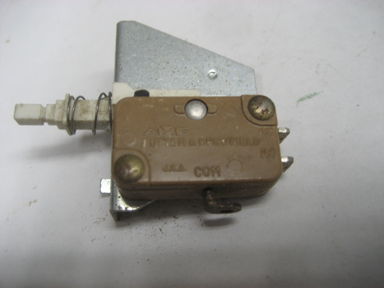 NOS Vintage Stereo Power Switch AMF Potter Brumfield Panel Mount