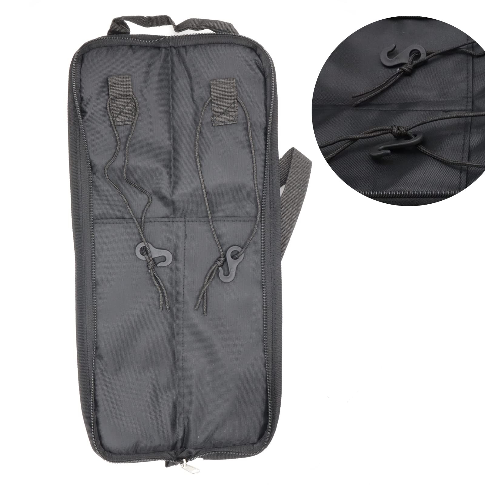 Blue Universal Drumstick Bag Case Holder For Mallets Hanging Loop Accessory