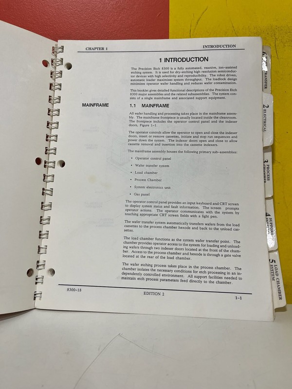 APPLIED MATERIALS 8300 System Functional Description