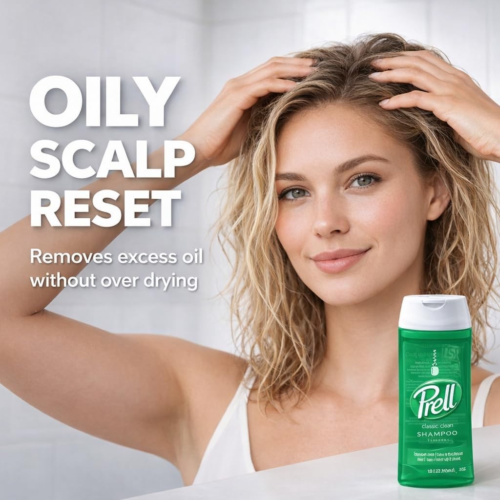Prell Original Green Shampoo Classic Clean Deep 13.5 Fl Oz