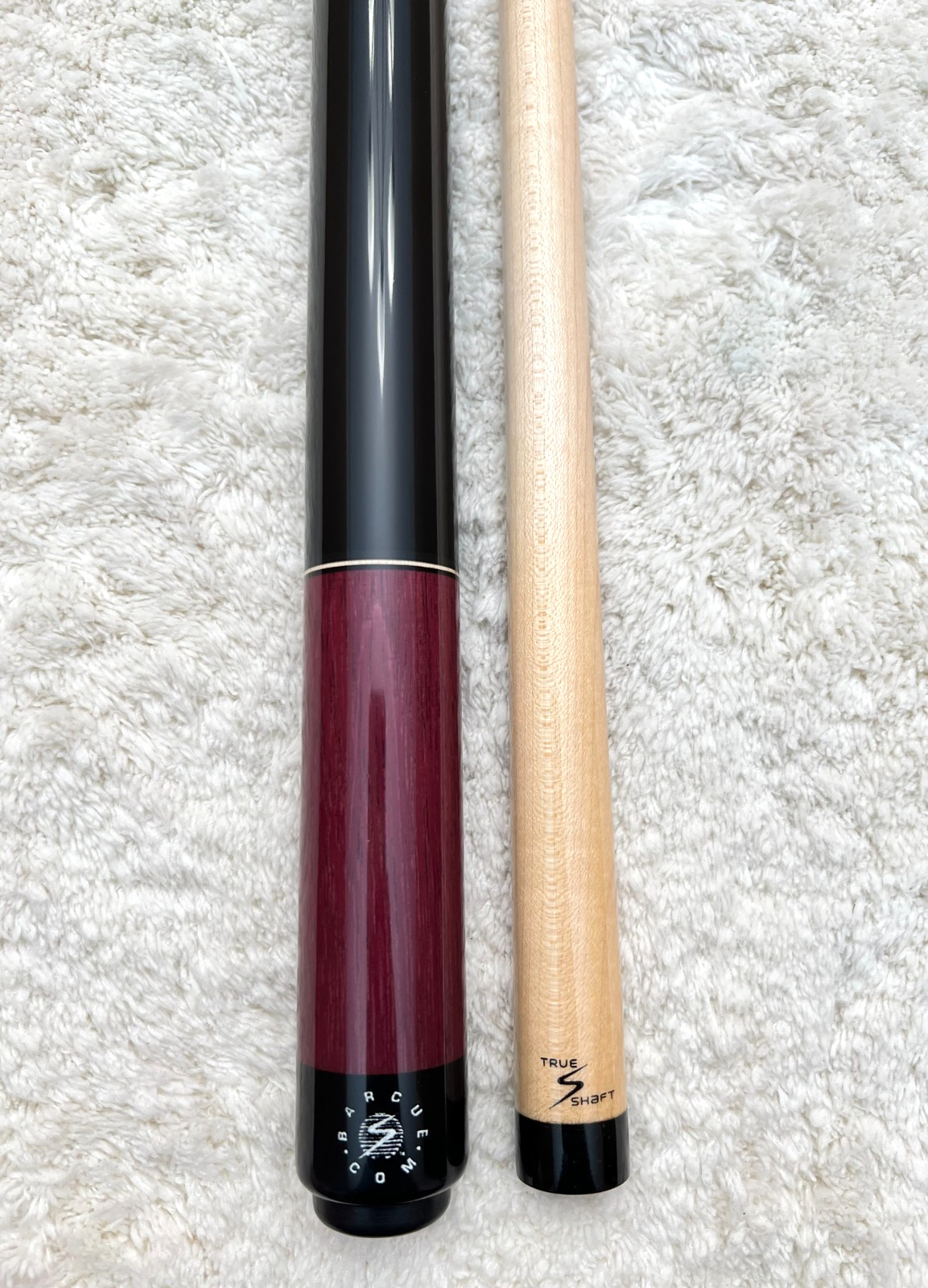 NOS, Samsara Bar Cue w/ 12.5mm True Shaft (Purple Heart No Wrap) FREE HARD CASE