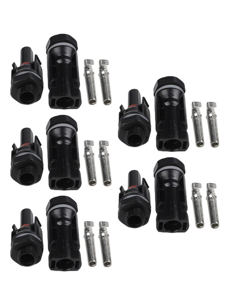 5Pairs Solar Panel Connector Socket Coupling Distributor Adapter New