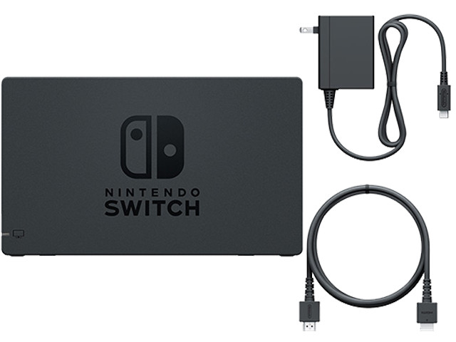 Genuine Nintendo Switch Dock, HDMI Cable and AC Adapter Power Cord NEW Set