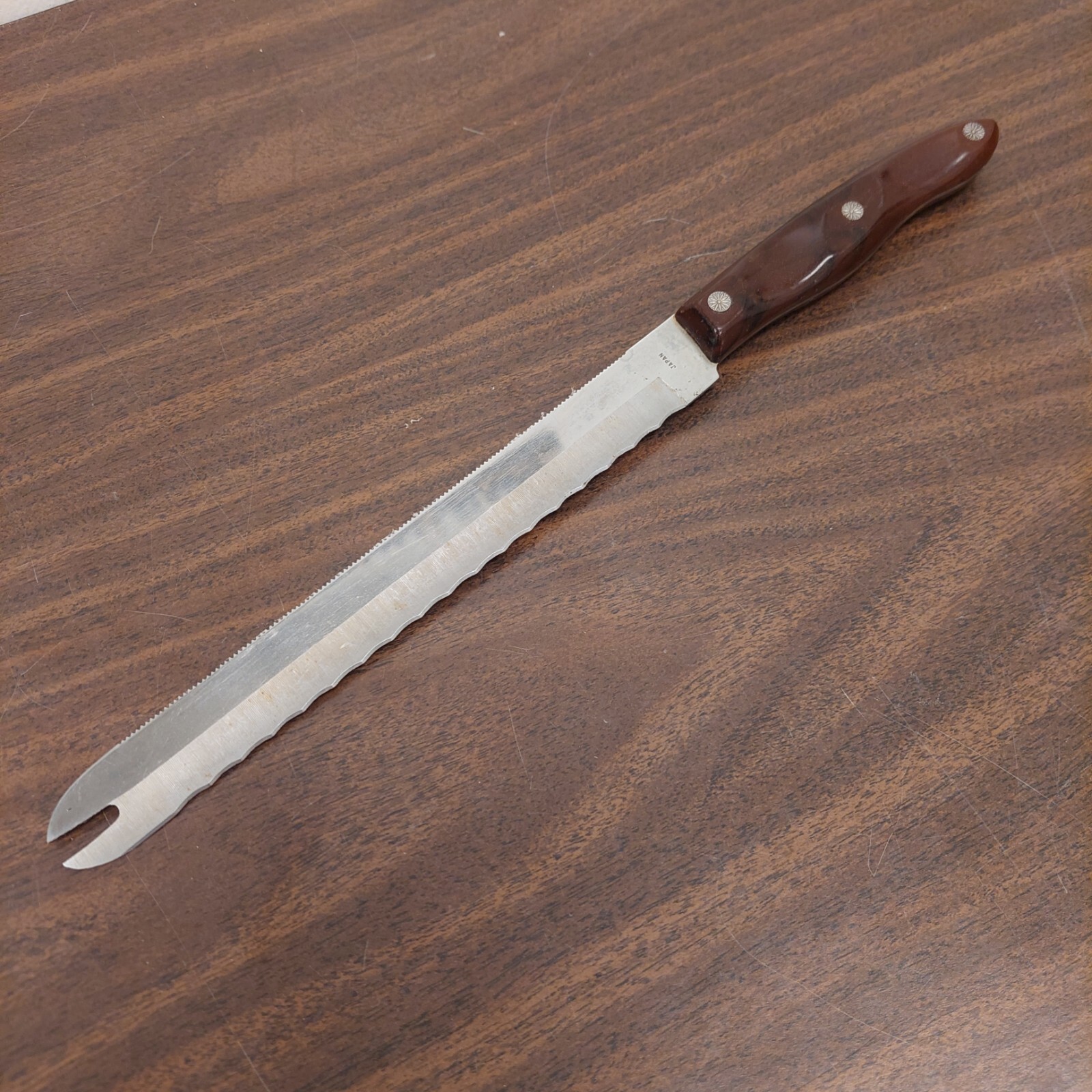 vintage Wonder Knife stainless steel Japan cutlery double sided full tang