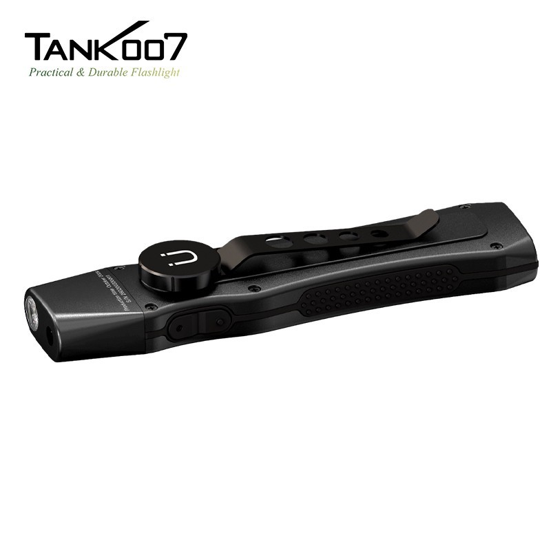 Rechargeable Flat EDC Flashlight 1000 Lumens Tactical Flashlight with UV Light