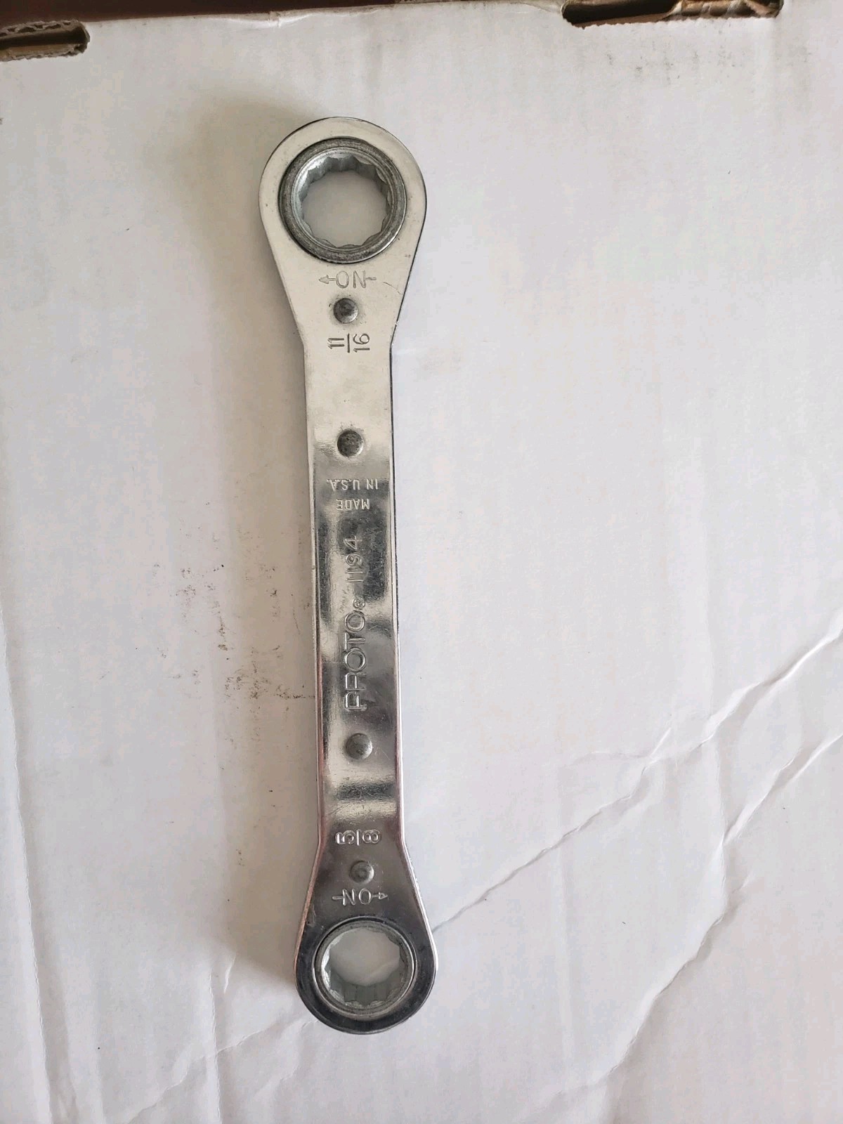 PROTO 1194 5/8"×11/16" Rachet Wrench