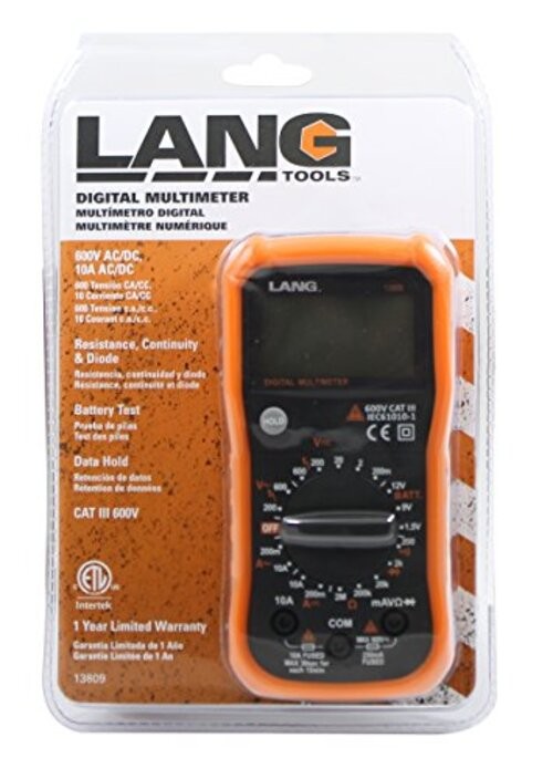 CAT III Digital Multimeter 13809 - Black
