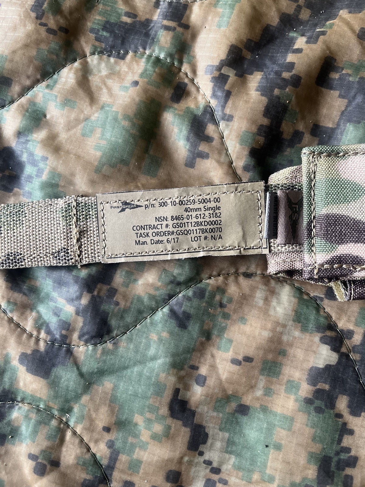 First Spear 40mm Single Pouch Multicam