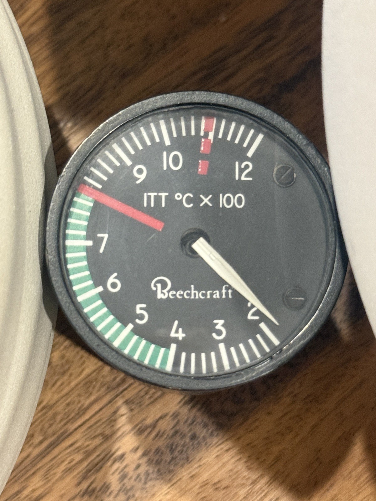 Beechcraft ITT Indicator PN:90-384026-29 SN:09840766 (Function tested 8130)