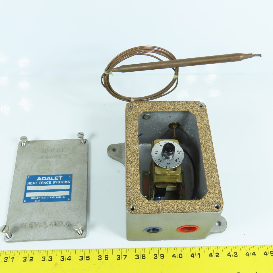 Heat Trace System TW-150C1 Haz Location Thermostat 0-150°F W/ Adalet-PLM JP0406