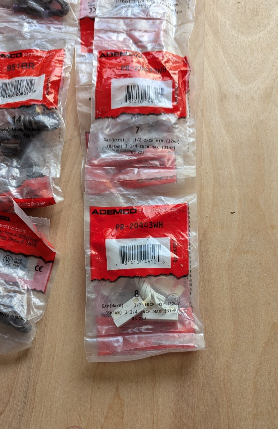 Ademco Honeywell Miniature Surface Contacts - Miniature Wired, & Wireless