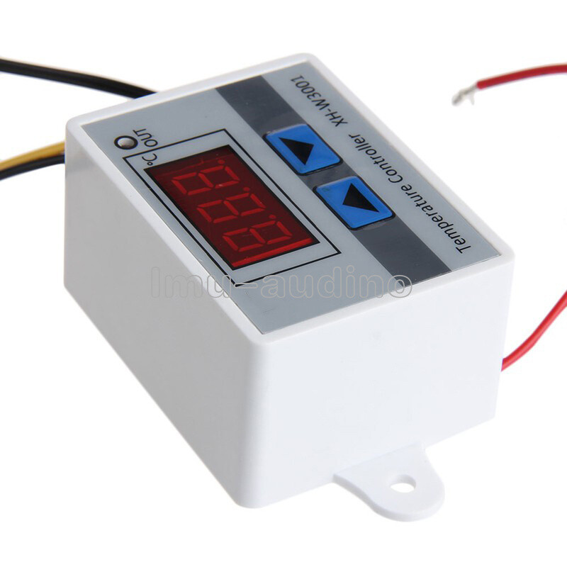 12V/24V/220V Digital LED Temperature Controller Thermostat Control Switch Probe