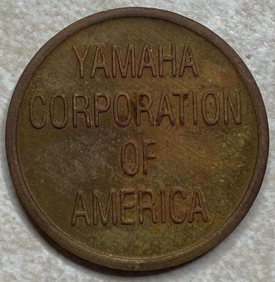 Yamaha Corporation of America Arcade Trade Token T4554