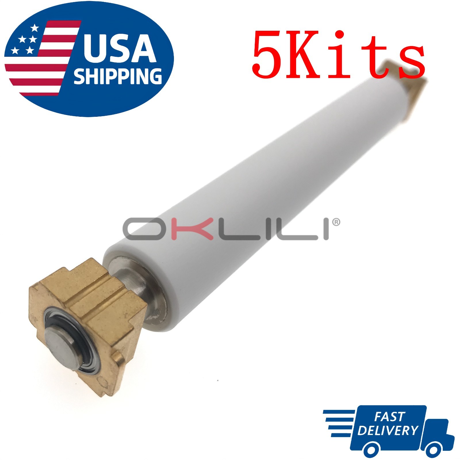 5Kits Printer Pickup Feed Platen Roller for Zebra ZT410 ZT411 ZM400 P1058930-080