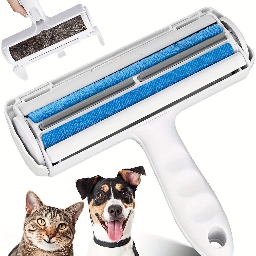 Reusable Dog Cat Pet Hair Remover Roller for Furniture, Couch, Carpet, Car Seat