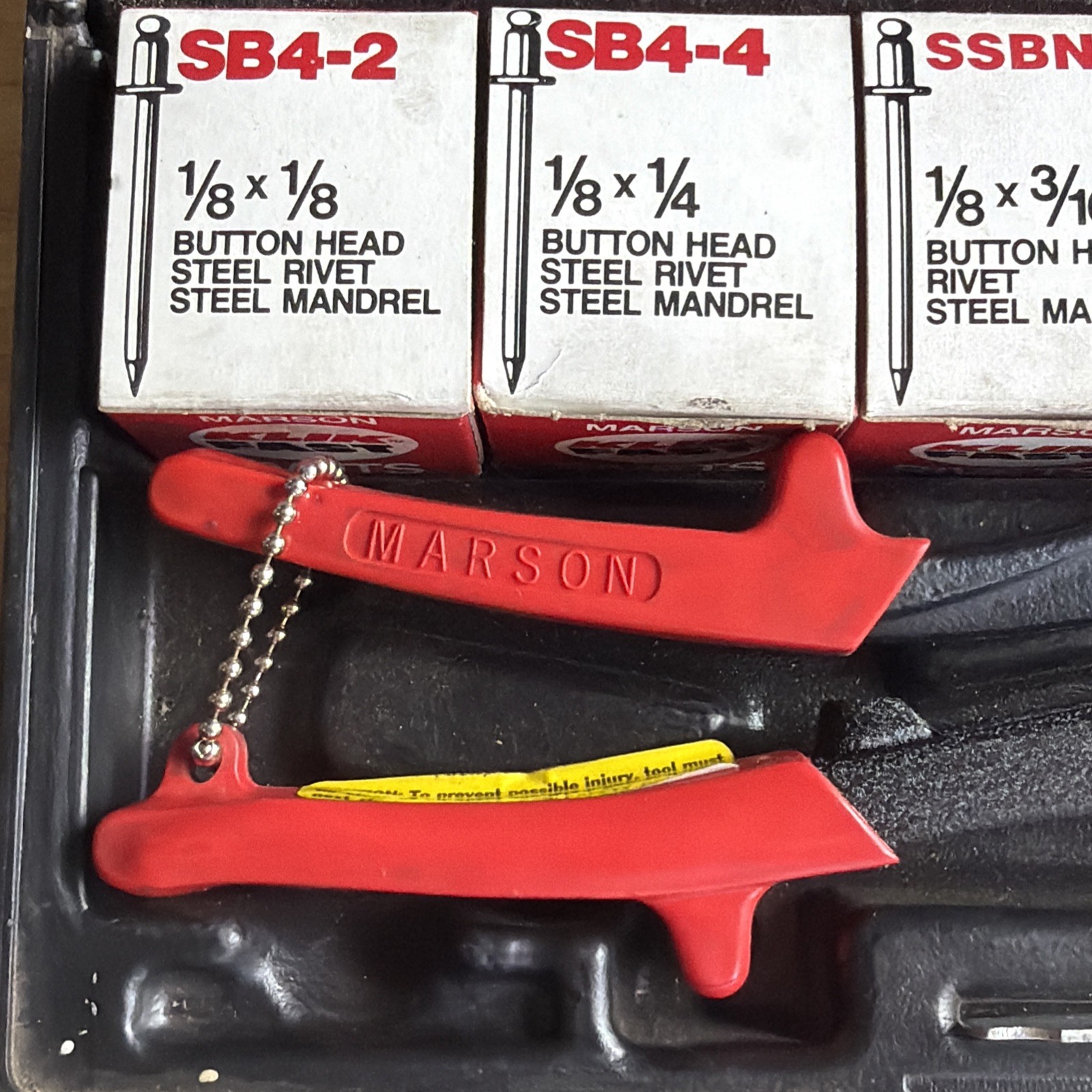 Blue Point Tools x Marson Klik Fast Hand Riveter Kit W/ Rivets HP-200A