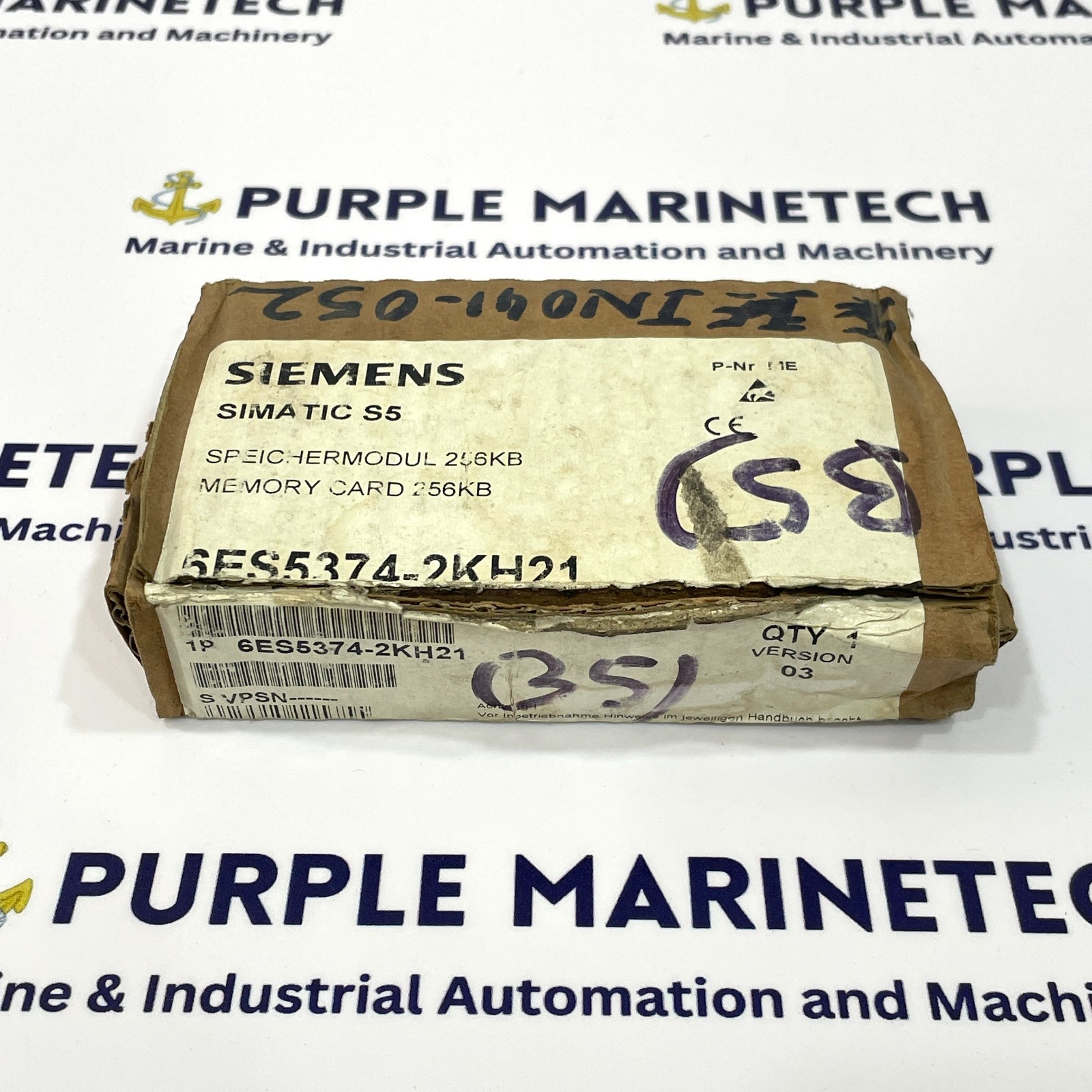 NEW SIEMENS 6ES5374-2KH21 I SIMATIC S5 I MEMORY CARD 256KB I 16 BIT I FAST SHIPP
