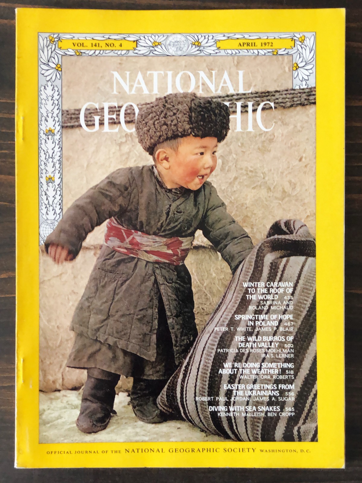1972 National Geographic Magazine - April
