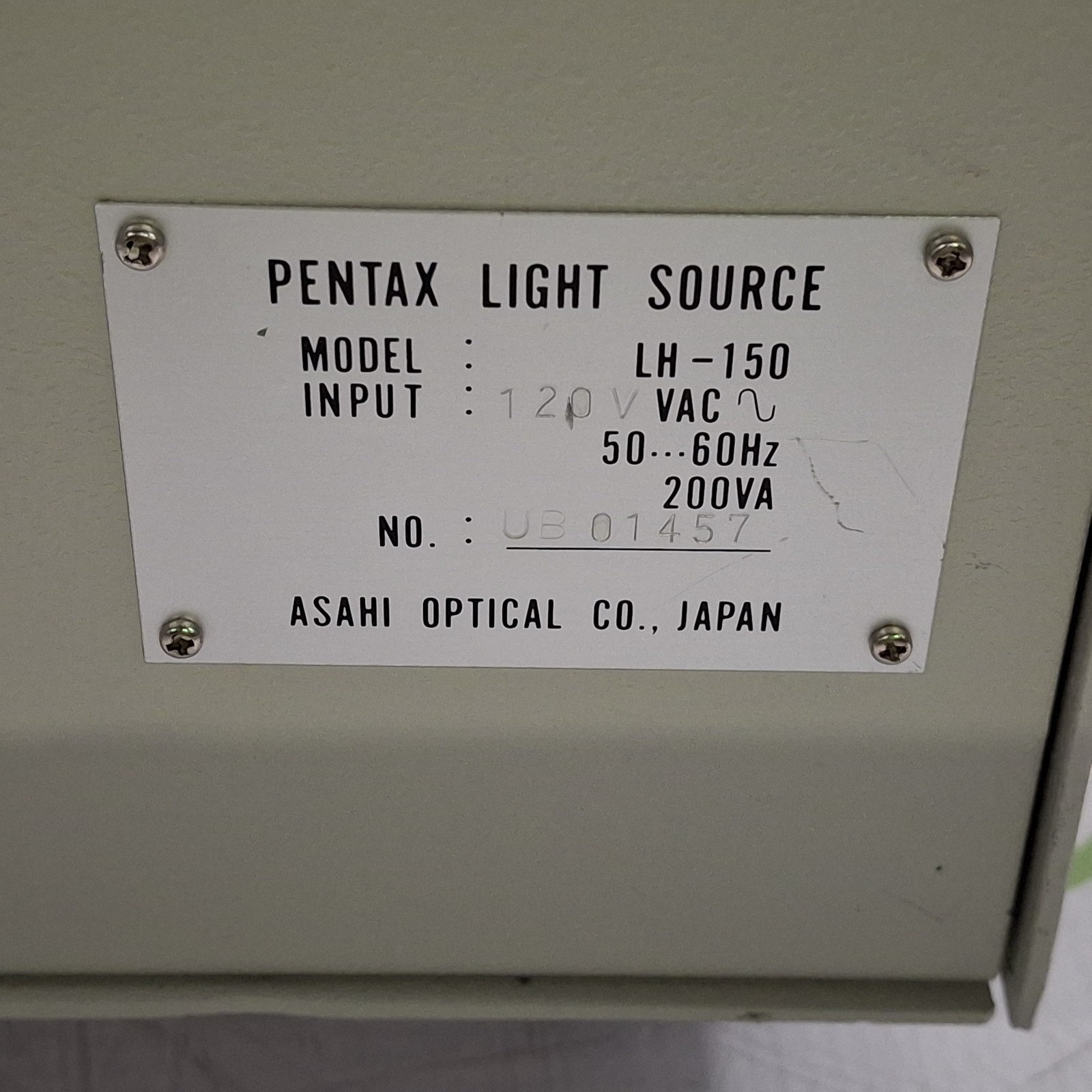 KayPentax LH-150 Light Source