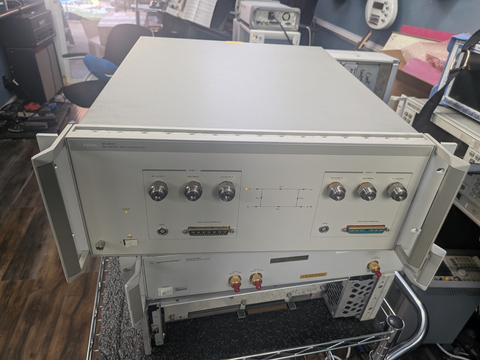 Hp Agilent Keysight 8510XF Millimeter Wave Controller Test Set Xlnt 8510C Module