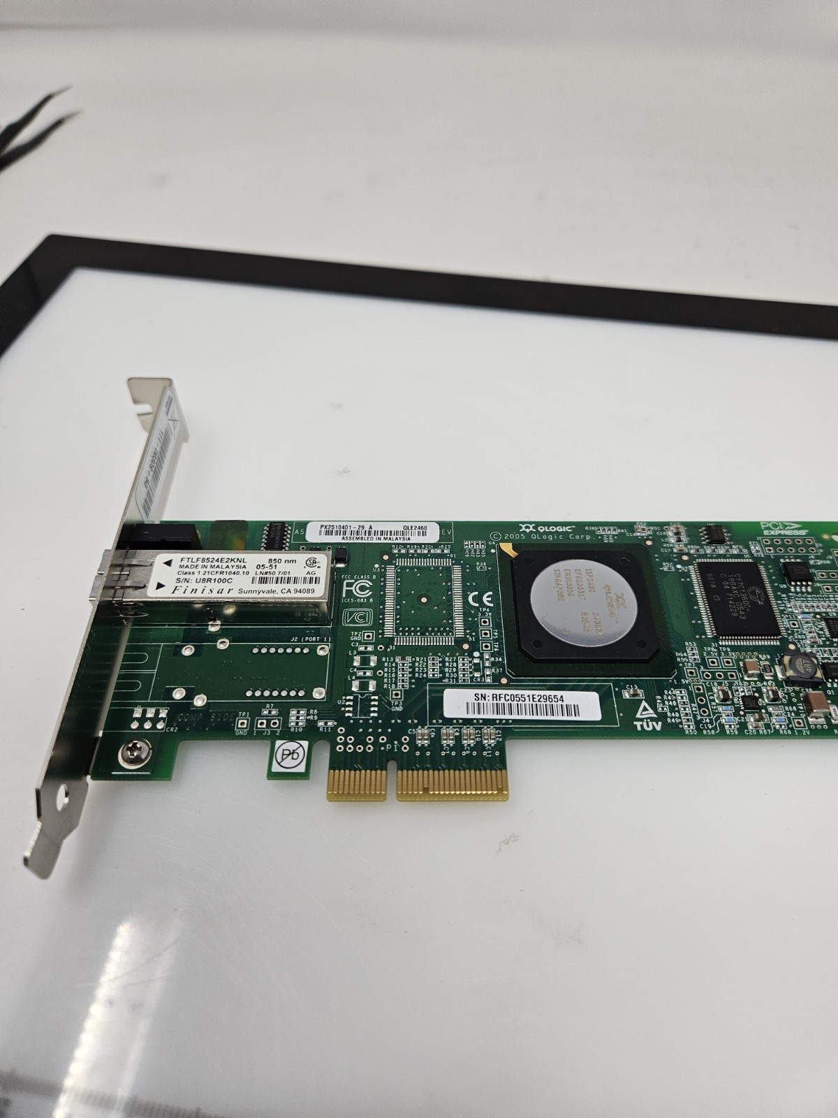QLOGIC ISP2432 Fiber Controller Card PCIe 4Gbps