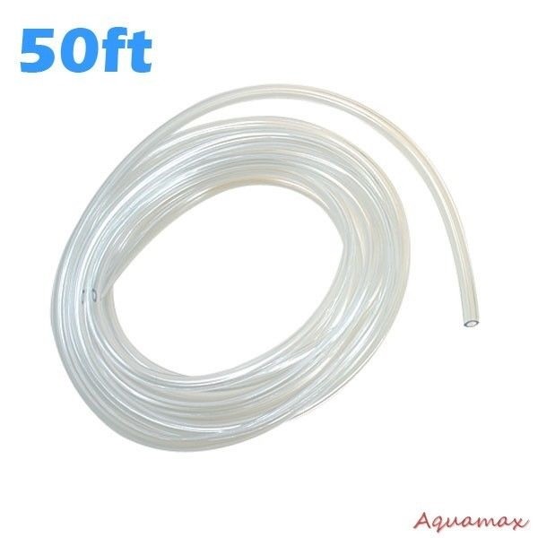 50' Aquarium Silicone Flexible Air Line Tubing - 50ft Standard 3/16"  Diameter