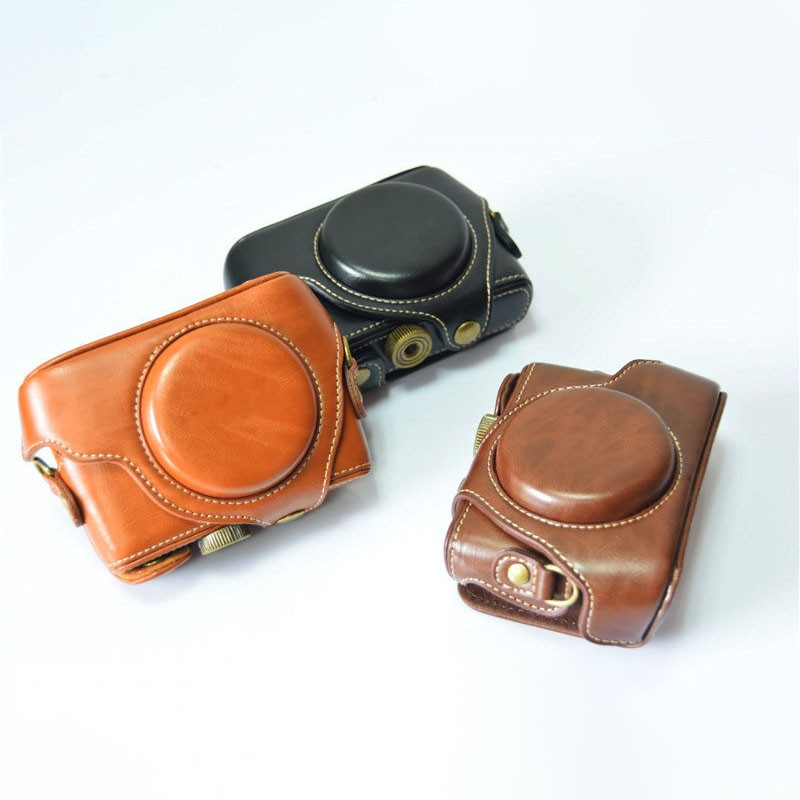 For Sony Rx100m7 Rx100M6 Rx100M5 Rx100M4 Rx100M3 Rx100M2 PU Camera Bag Case Base