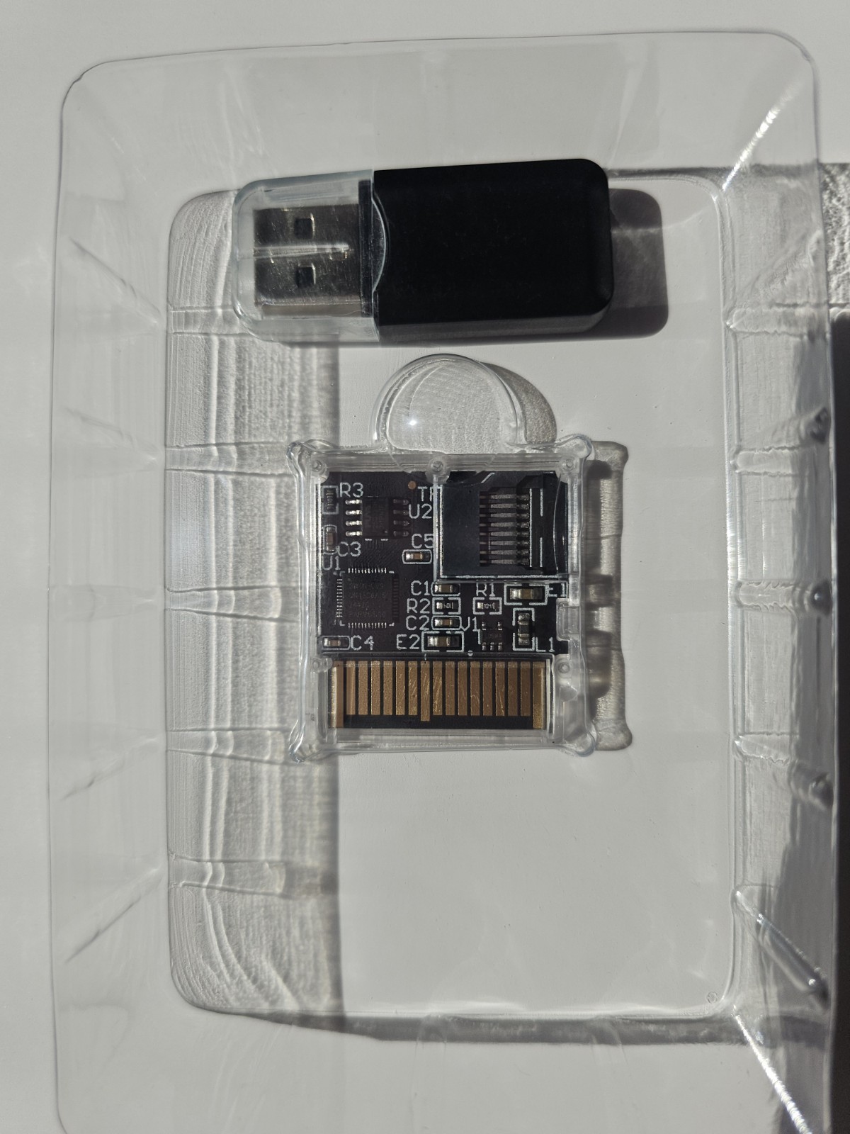 EZ-FLASH Parallel Storage Expansion Cartridge with USB Reader