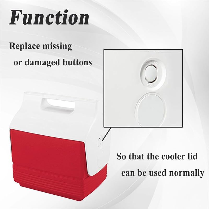 4Sets Cooler Replacement Button and Spring, OEM Replacement Kit