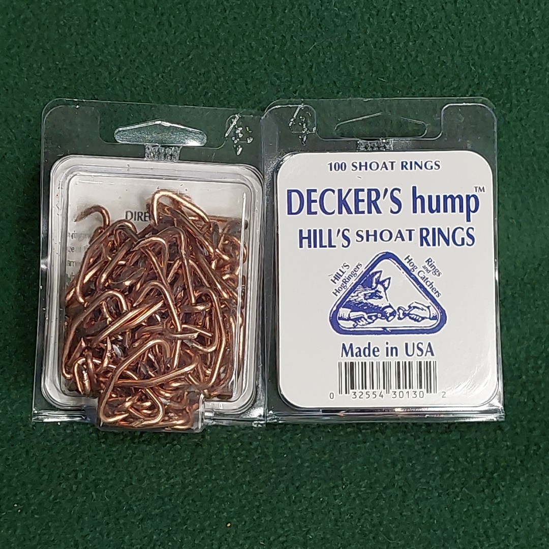 Deckers Hump HIlls Shoat Rings 2 Packs of 100 (200 total rings)