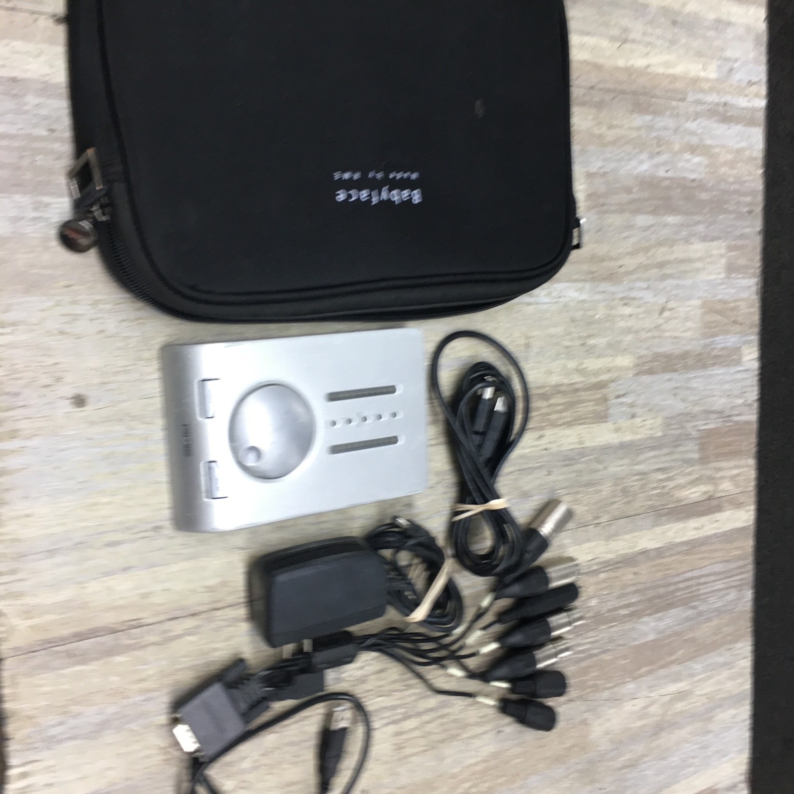RME Babyface with Audio Interface, Cables, case charger tested