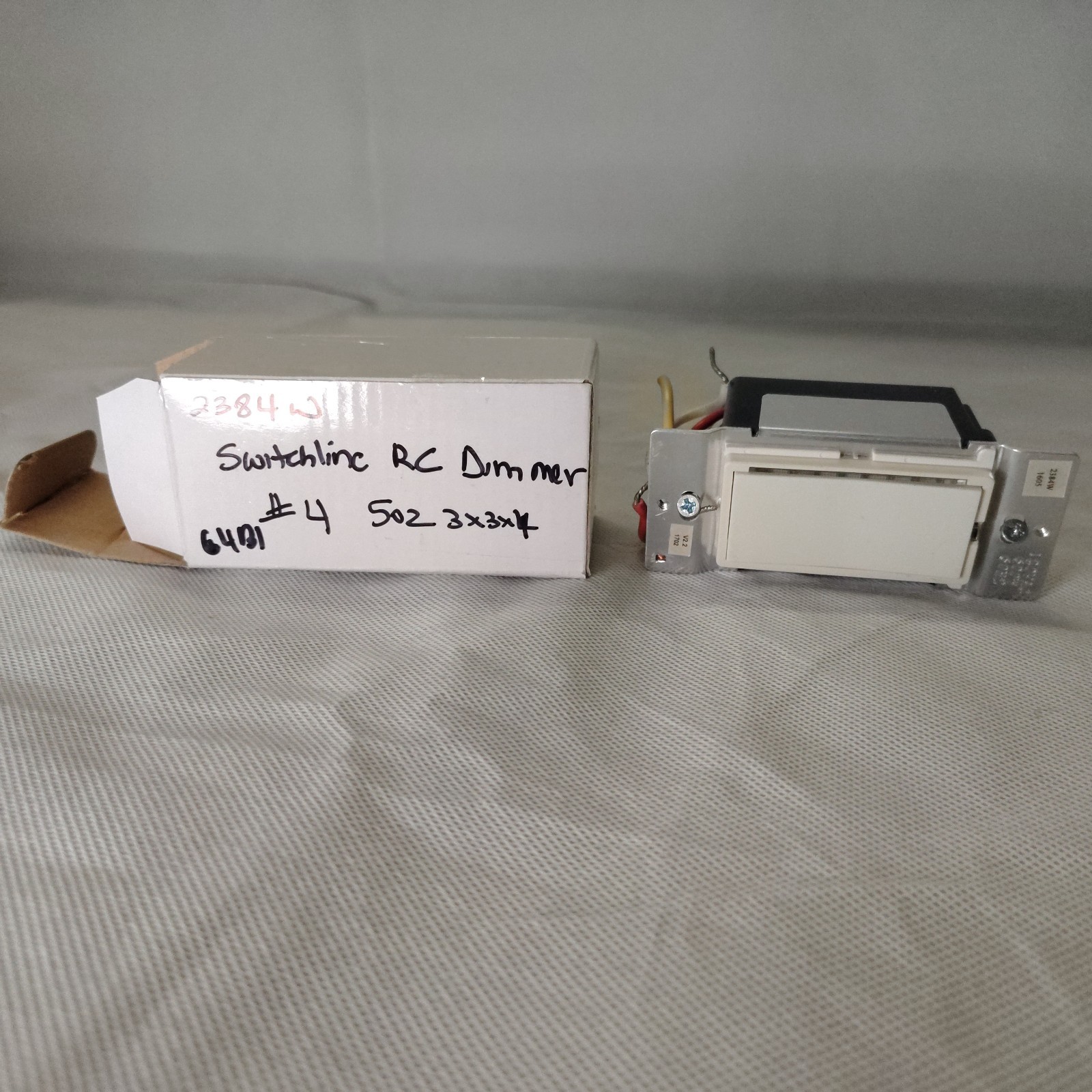 SwitchLinc 600W Remote Control Dimmer Wall Switch 2384W White Tested #2-7, #9