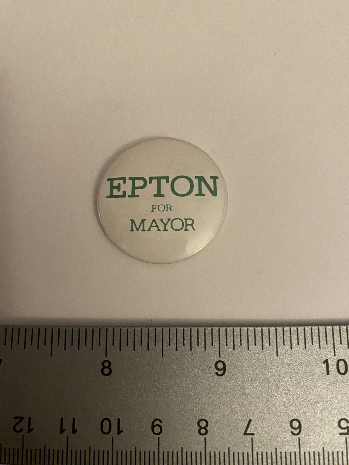 Epton For Mayor Chicago Illinois Pin Back Button P184