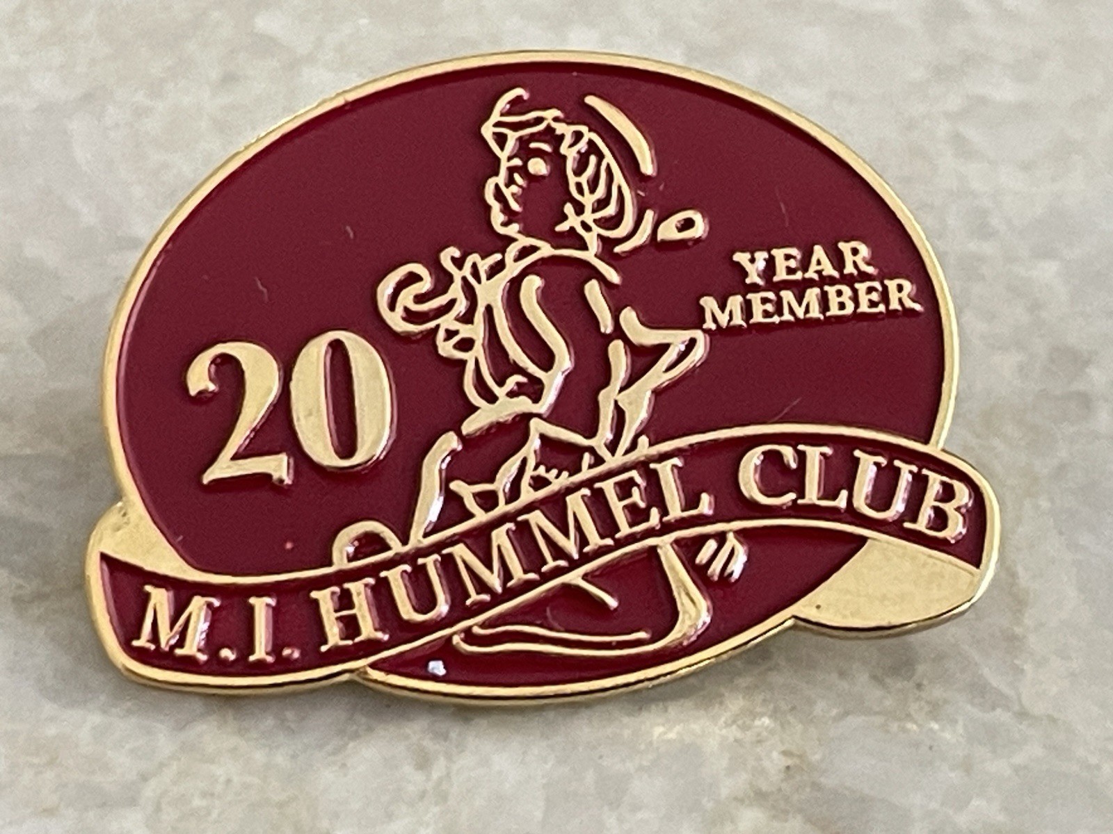 MJ Hummel Club 20 Year Charter Member Lapel Pin