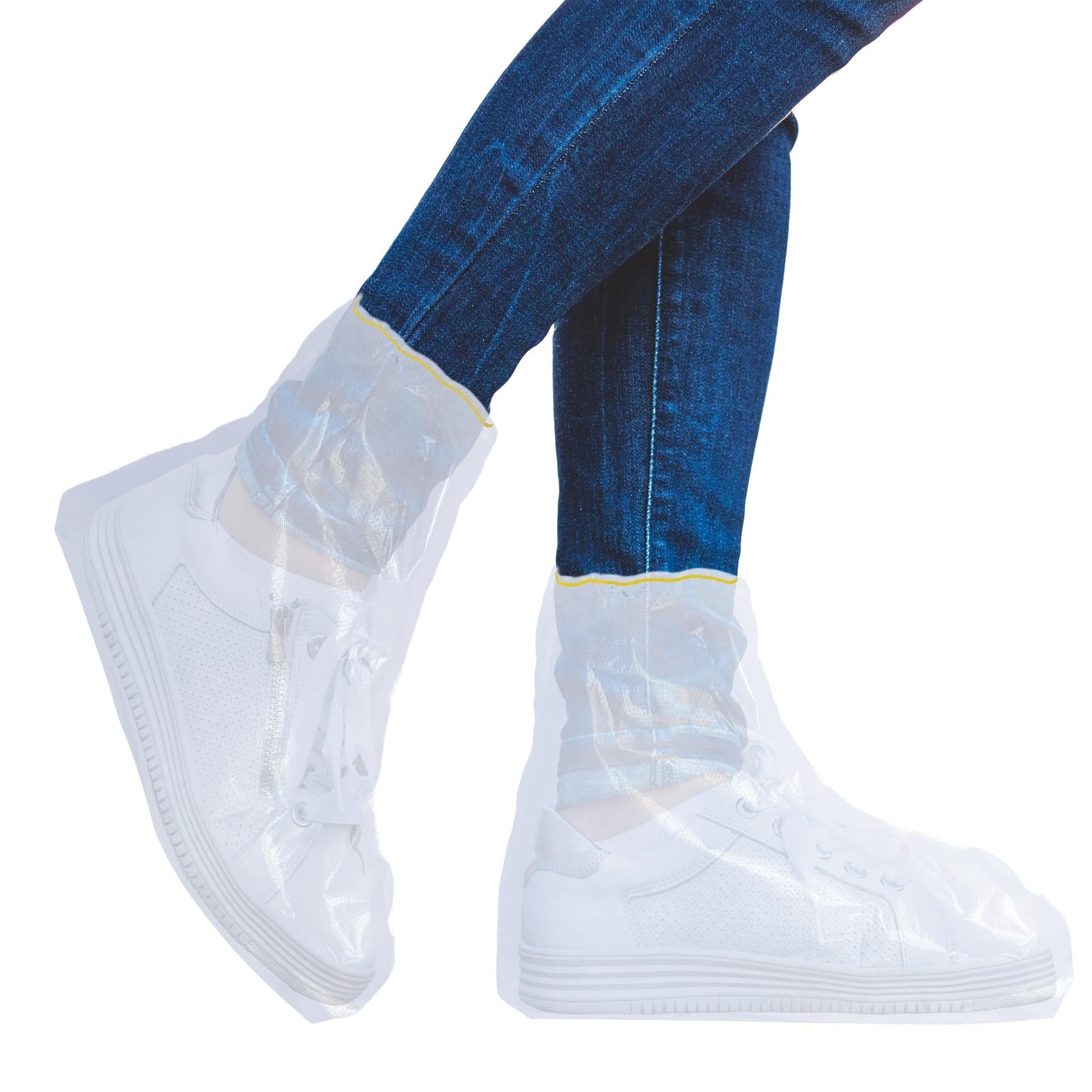 20Pcs Rain Covers for Shoe Clear - Waterproof Disposable Plastic Clear Heavy ...