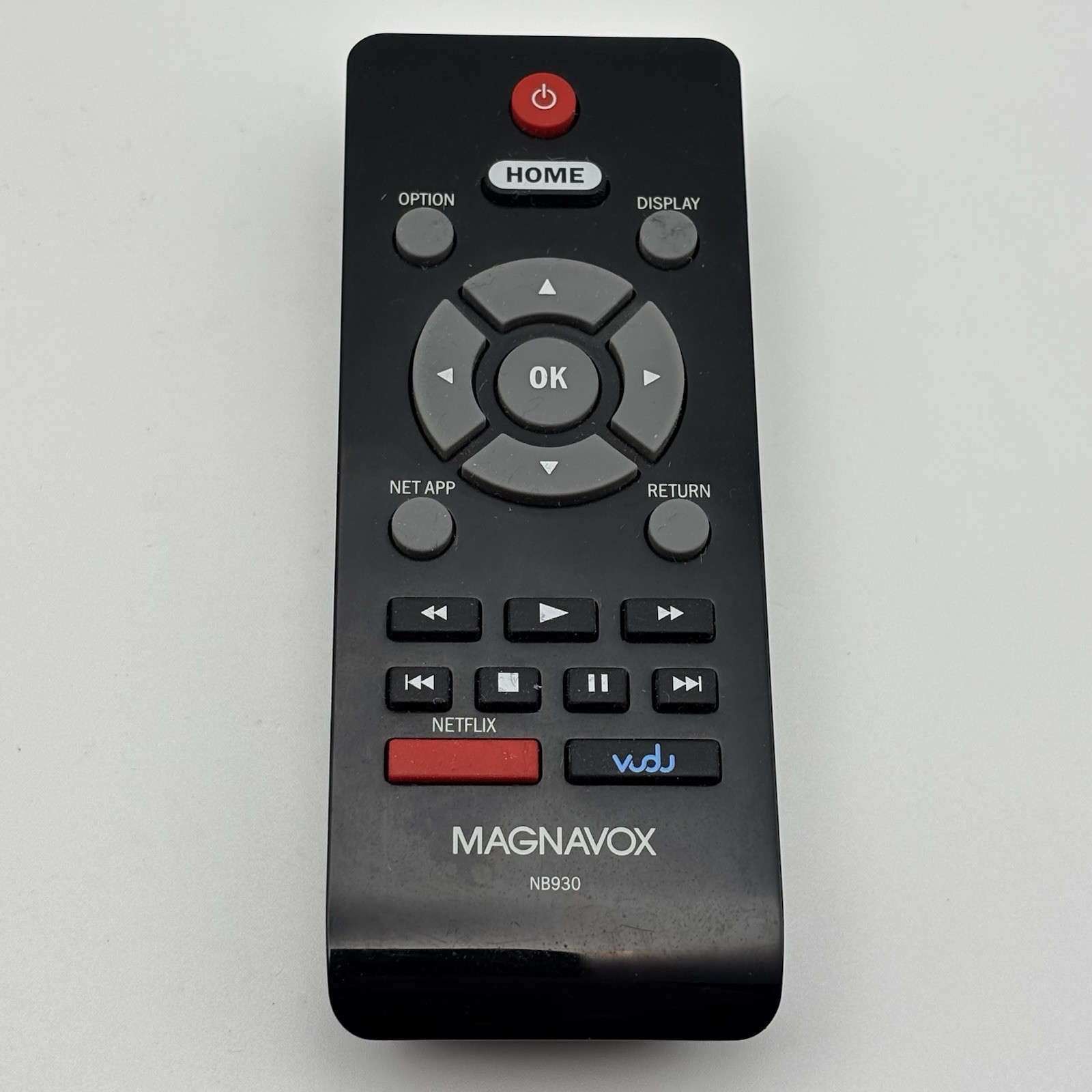 Magnavox NB930 TV Remote Control Replacement ✅ Black Vudu Netflix Home