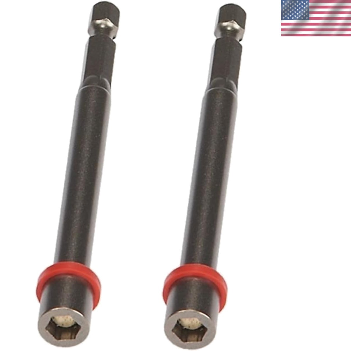 2-Pack 4-Inch Magnetic Hex Chuck Drivers for Ultimate Precision & Performance