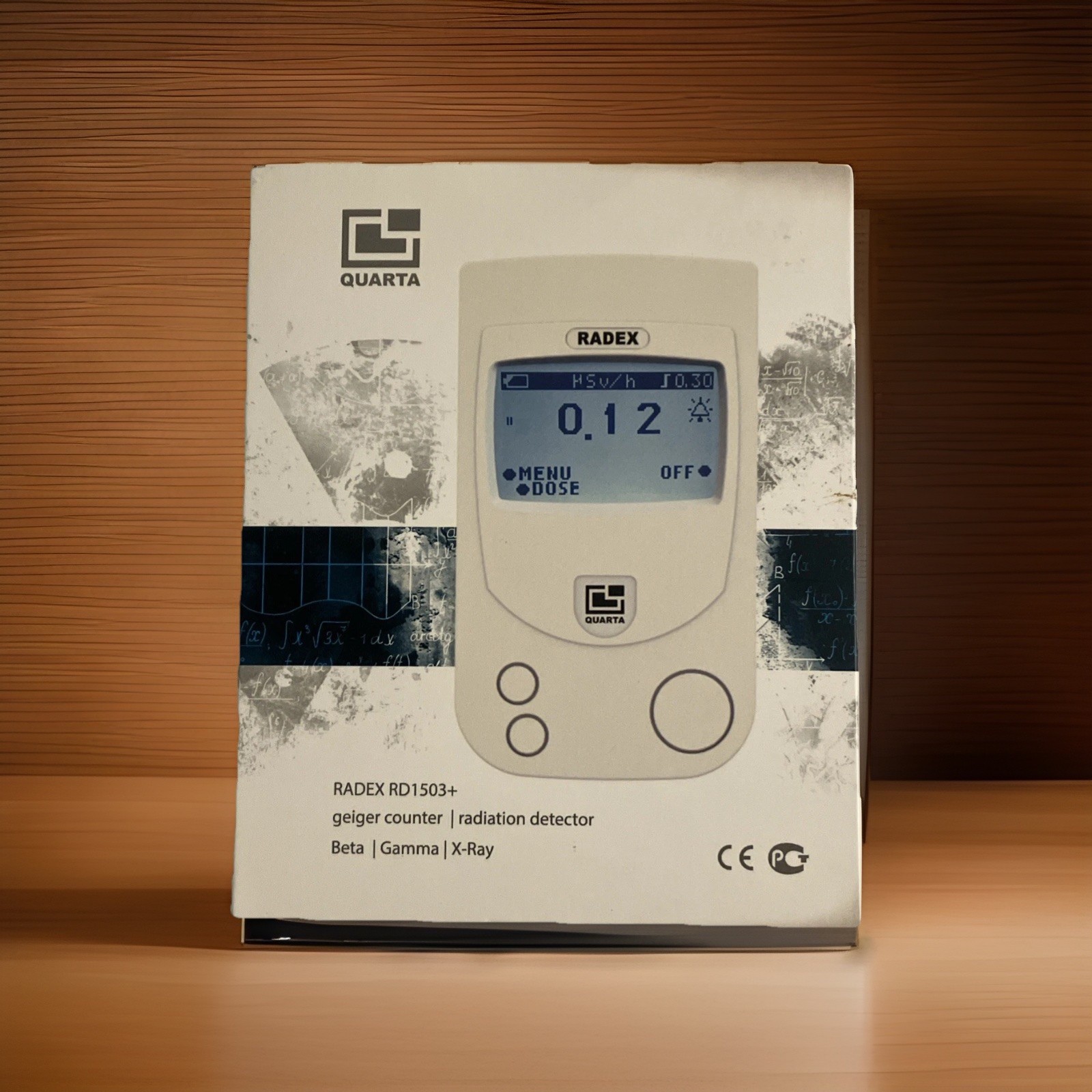 RADEX QUARTA Digital Radiation Detector RD1503+ Beta Hama X-Ray Geiger Counter