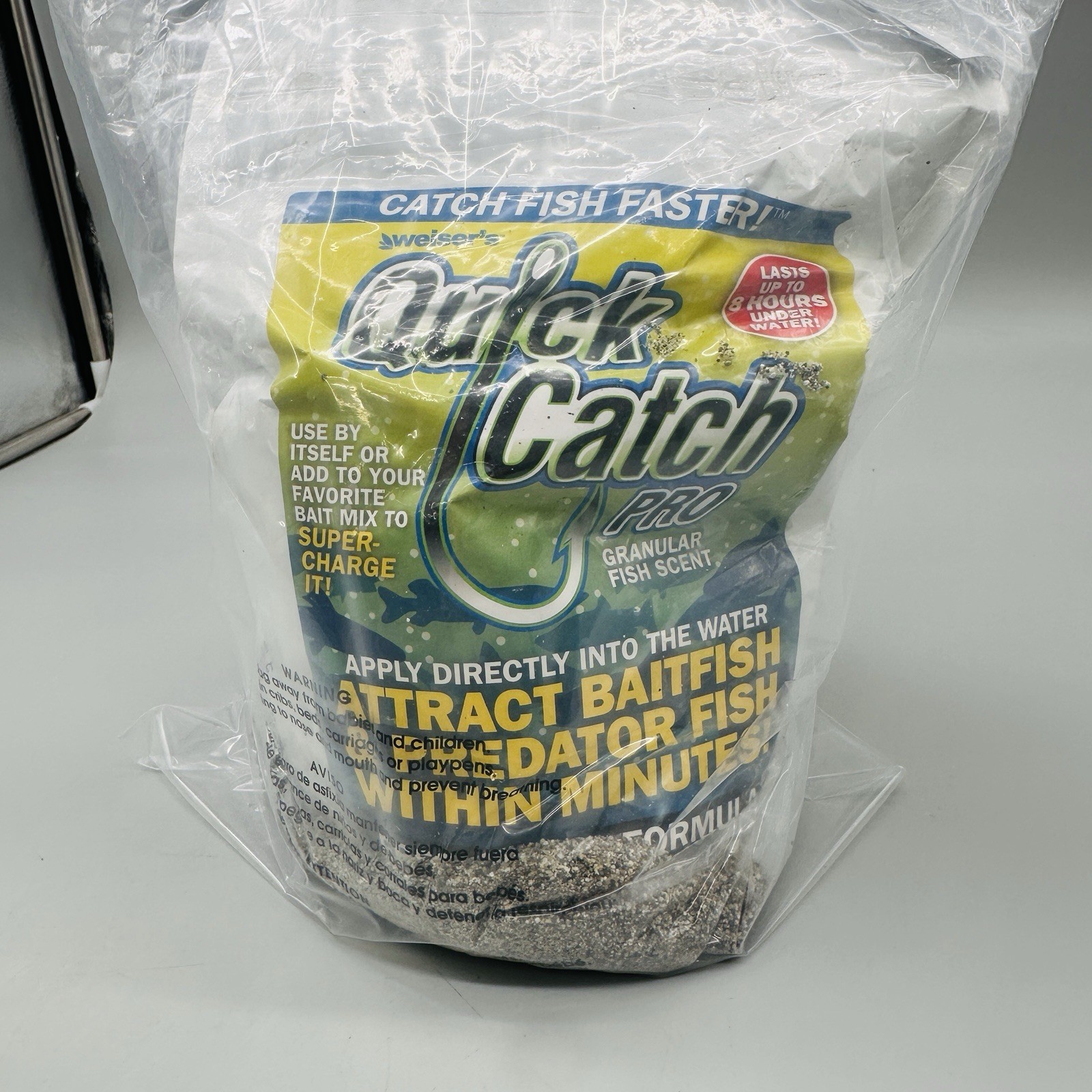 (2) Quick Catch Pro Granular Fish Attractant, 3lb Bag - Read Desc
