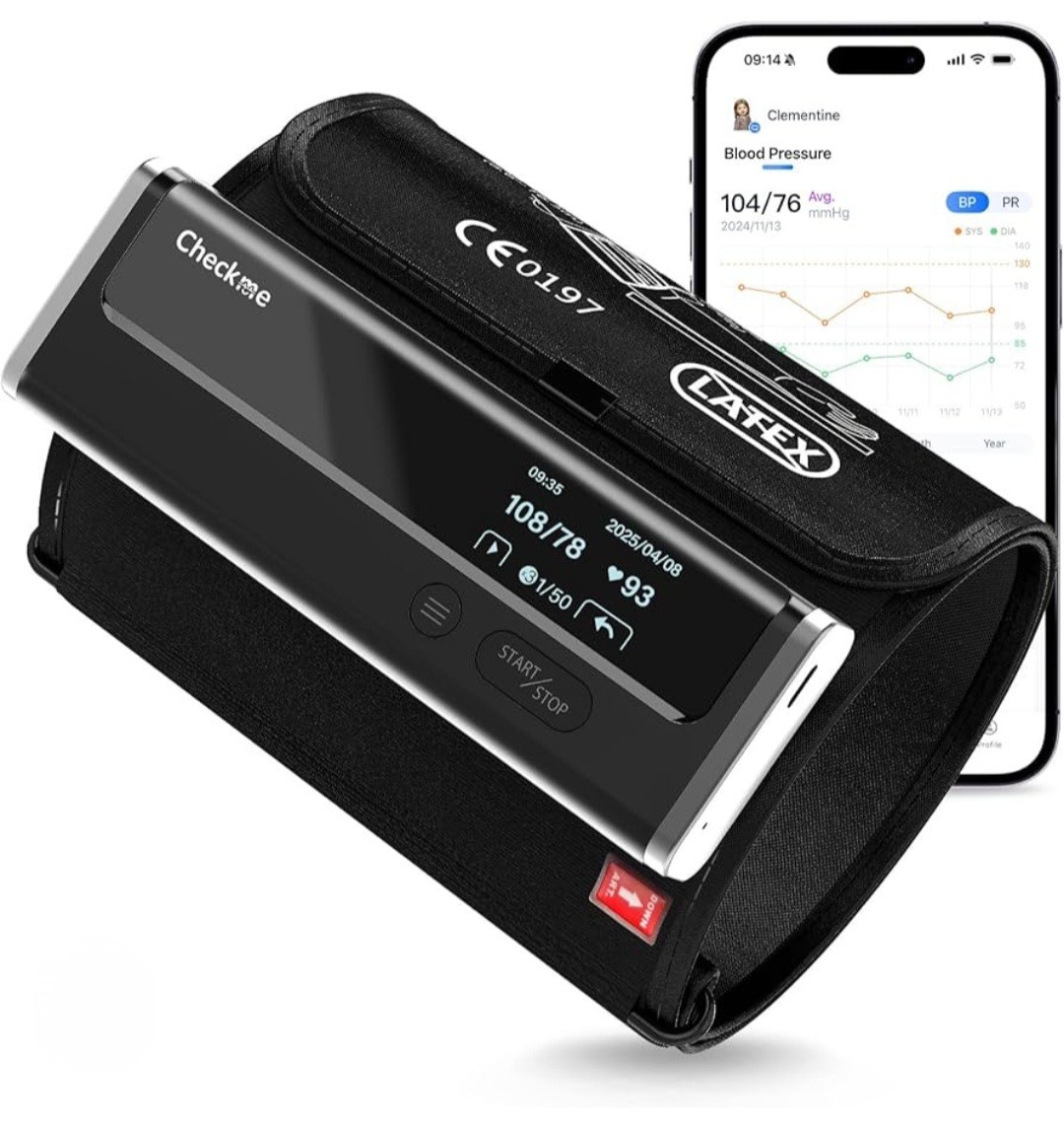 Checkme BP2 Blood Pressure Monitor for Home Use - Upper Arm Bluetooth BP Machine