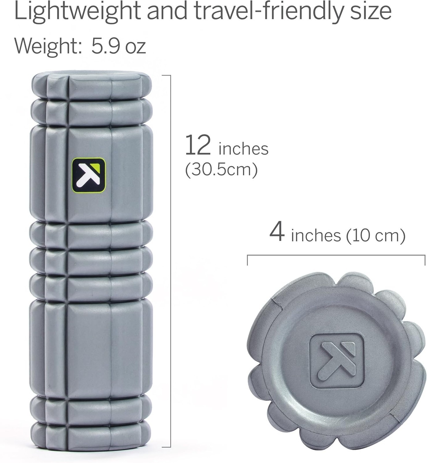 TriggerPoint CORE Foam Massage Roller with Multi-Density Grid Pattern for Muscle