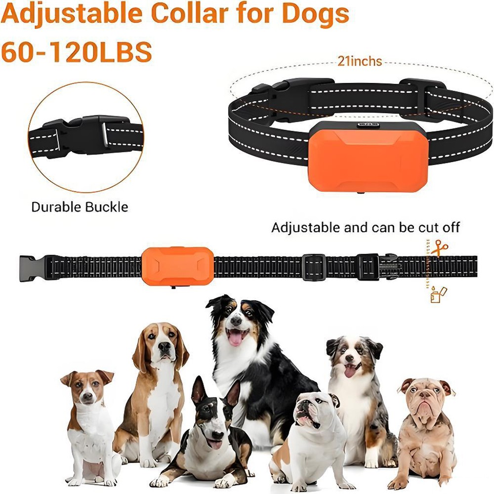 Dog Training Collar Rechargeable Remote Control Electric Pet Shock Waterproof US